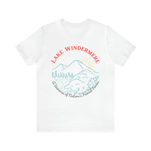 Lake Windermere Tshirt, Englands Lakes District Tee, Wordsworth Poet Apparel, Gift For Best Friend, Concert Outfit Cute