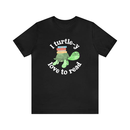 Copy of I Turtle-y Love To Read Tshirt, Bookworm Shirts, Love To Read Gifts, Present For Turtle Lover, Teacher, Librarian Retro Style