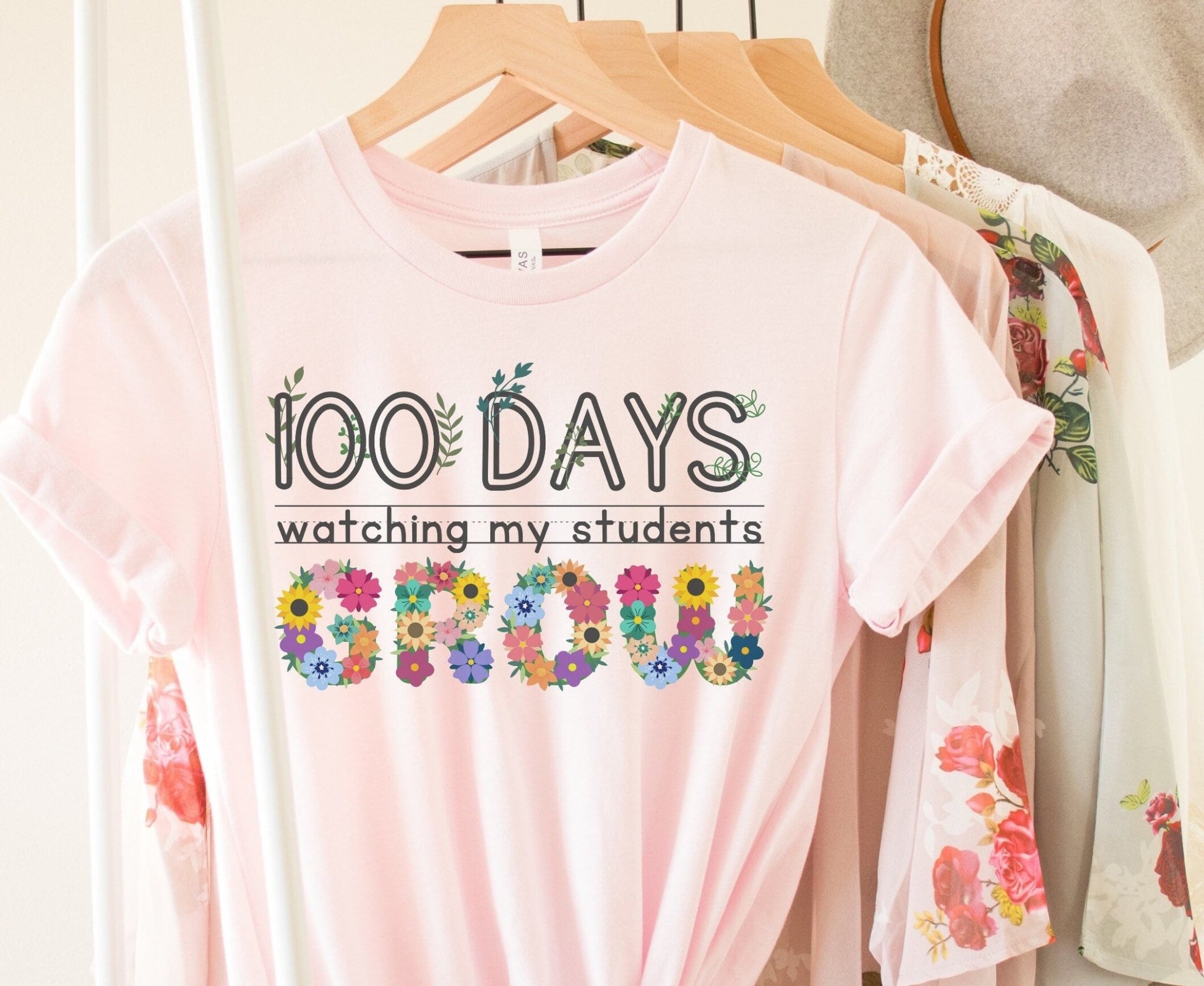 100 Days Watching My Students Grow Tshirt