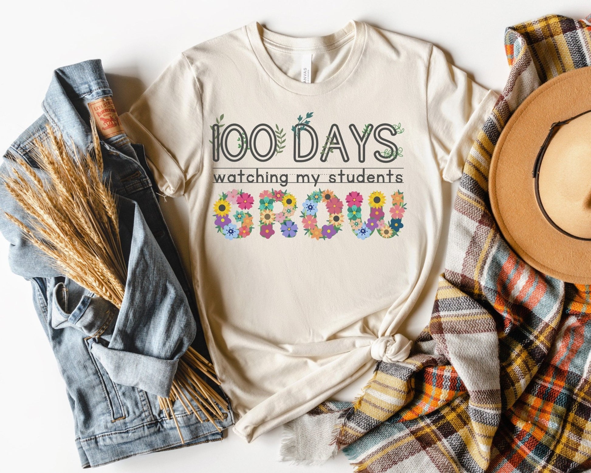 100 Days Watching My Students Grow Tshirt