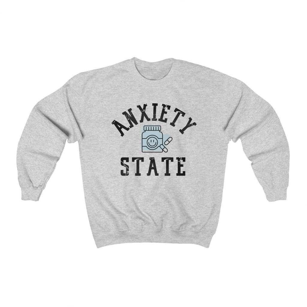 Anxiety State Sweatshirt - lemonanddot