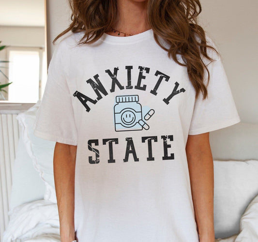 Anxiety State Tshirt - lemonanddot