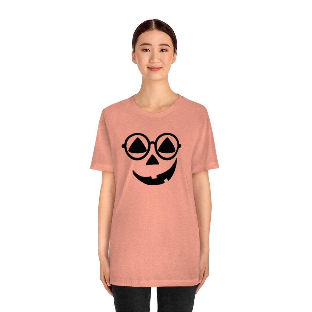 Glasses Pumpkin Tee, Cute Jack O Lantern Shirt, Cute Pumpkin Tshirt Costume, Fall Shirts For Women, Cute Teacher Costumes, Halloween