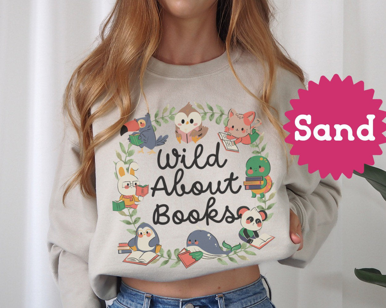 Wild About Books Sweatshirt