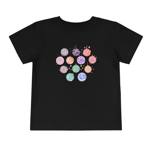 Toddler Disco Ball Shirt, Retro Party Tee, Rainbow Shirts, Subtle Pride Outfit, Mirrorball Sweatshirt, Cute Womens Tops for Summer